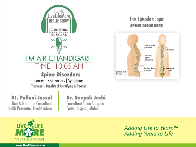 Live Life More Health Show on Spine Disorders
