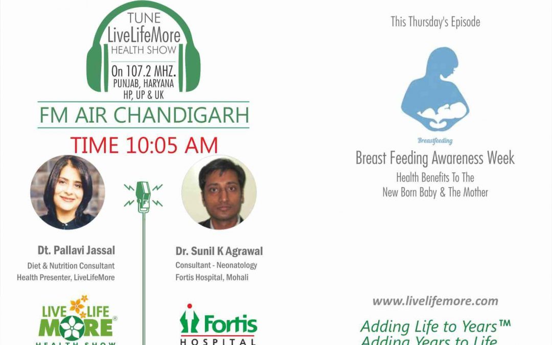 Live Life More Show – Breastfeeding Awareness Week with Dr Sunil K Agrawal