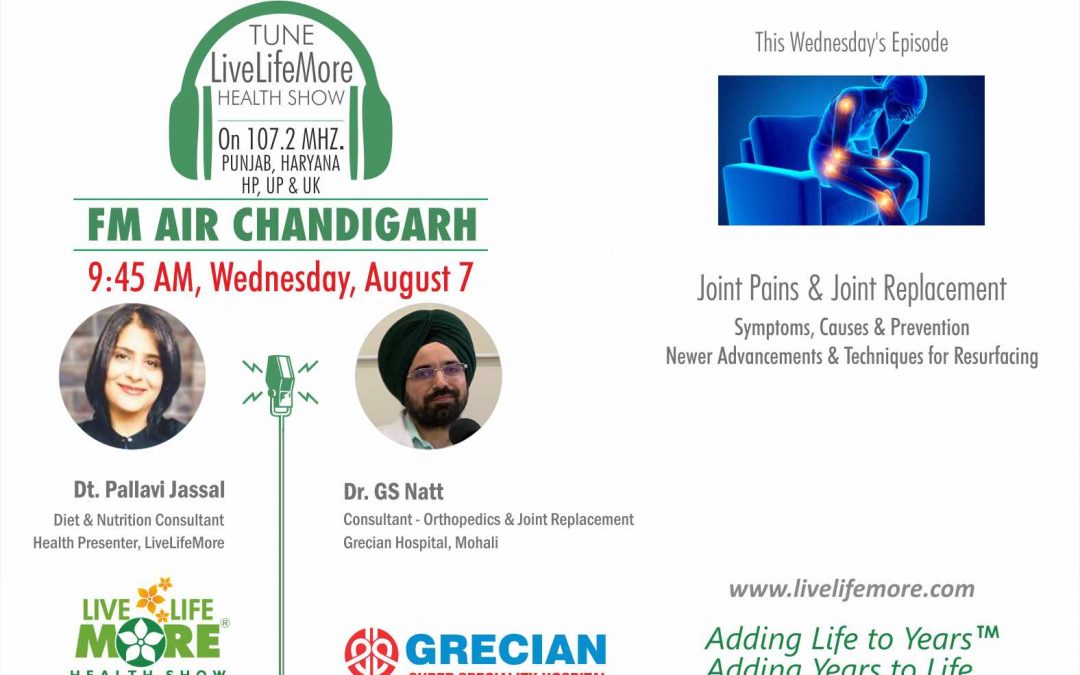 Live Life More Show – Joint Pains & Joint Replacement with Dr GS Natt