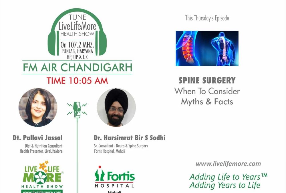 Live Life More Show – Spine Surgery with Dr. Harsimrat Bir S Sodhi