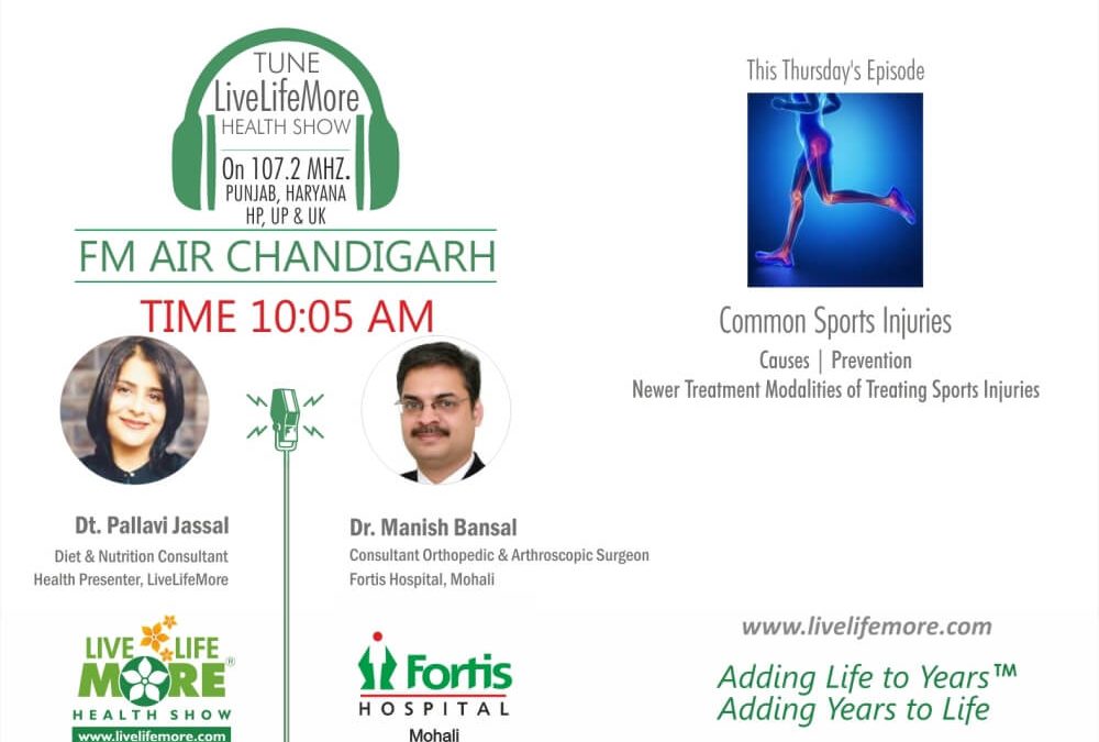 Live Life More Show – Common Sports Injuries with Dr. Manish Bansal