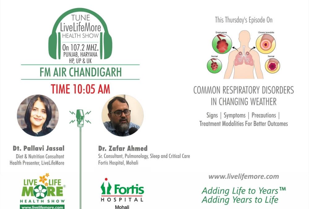 Live Life More Show – Common Respiratory Disorders In Changing Weather with Dr. Zafar Ahmed