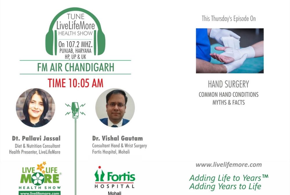 Live Life More Show – Hand Surgery with Dr. Vishal Gautam