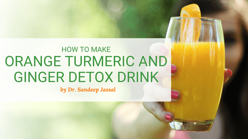 How To Make Orange Turmeric and Ginger Detox Drink