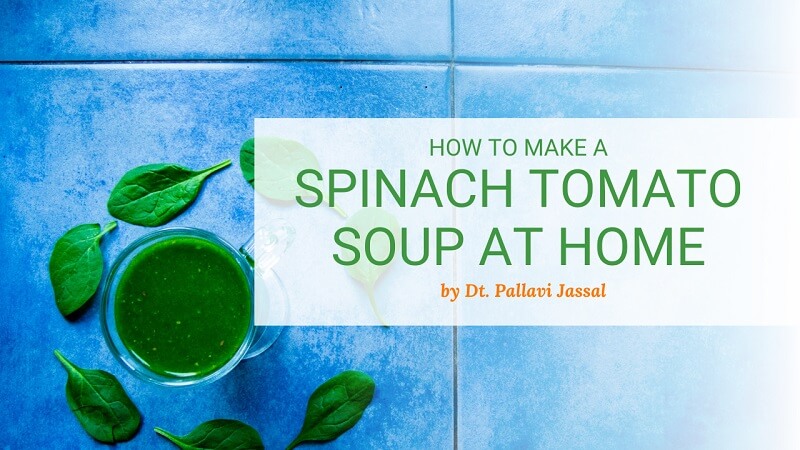 How to make spinach tomato soup recipe